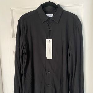 Calvin Klein Jersey Button-Down Shirt